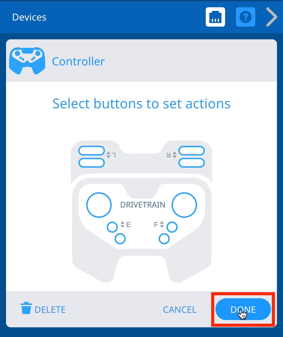 Configuring The Default IQ Controller In VEXcode IQ Knowledge Base