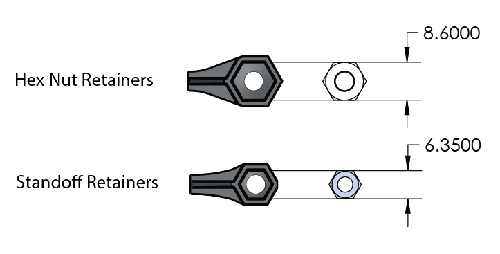 Hex Nut Retainers - VEX Robotics