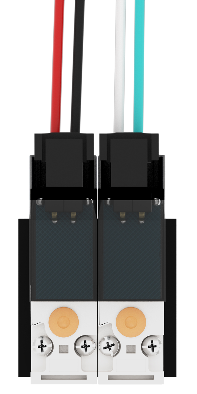 Diagram illustrating the components and setup of V5 Pneumatics system, including valves, cylinders, and connections, used in robotics applications.
