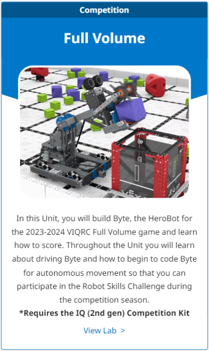 Mastering the VEX IQ (2nd gen) Competition Kit – VEX Library