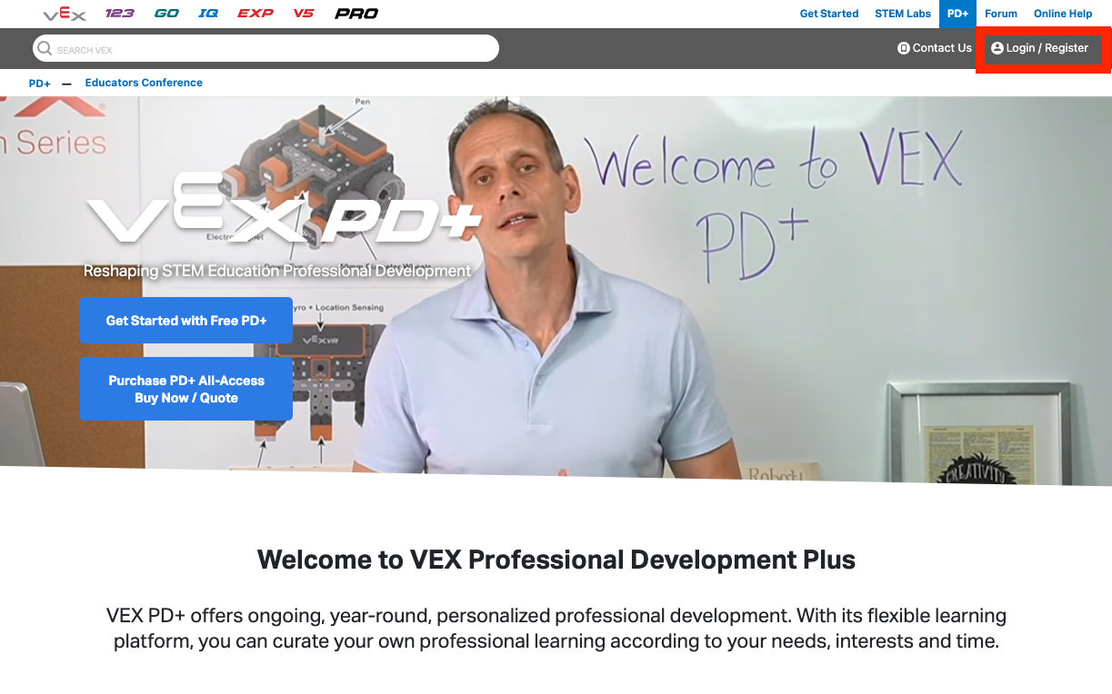 Vex 2024 robotics website