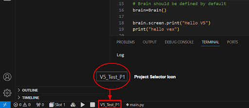 Downloading and Running a VEX Project in VS Code – VEX Library