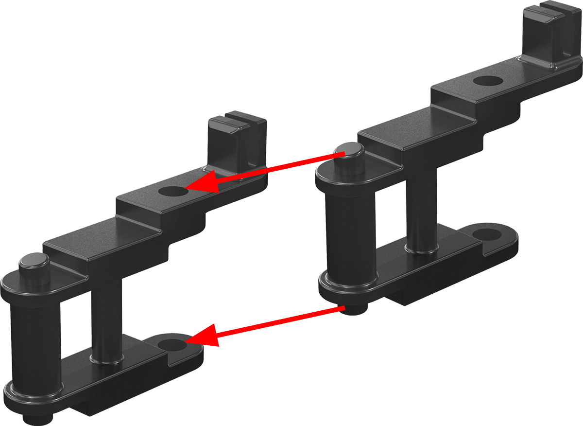 Diagram illustrating various types of conveyors used in Career and Technical Education, showcasing their components and functions for educational purposes.