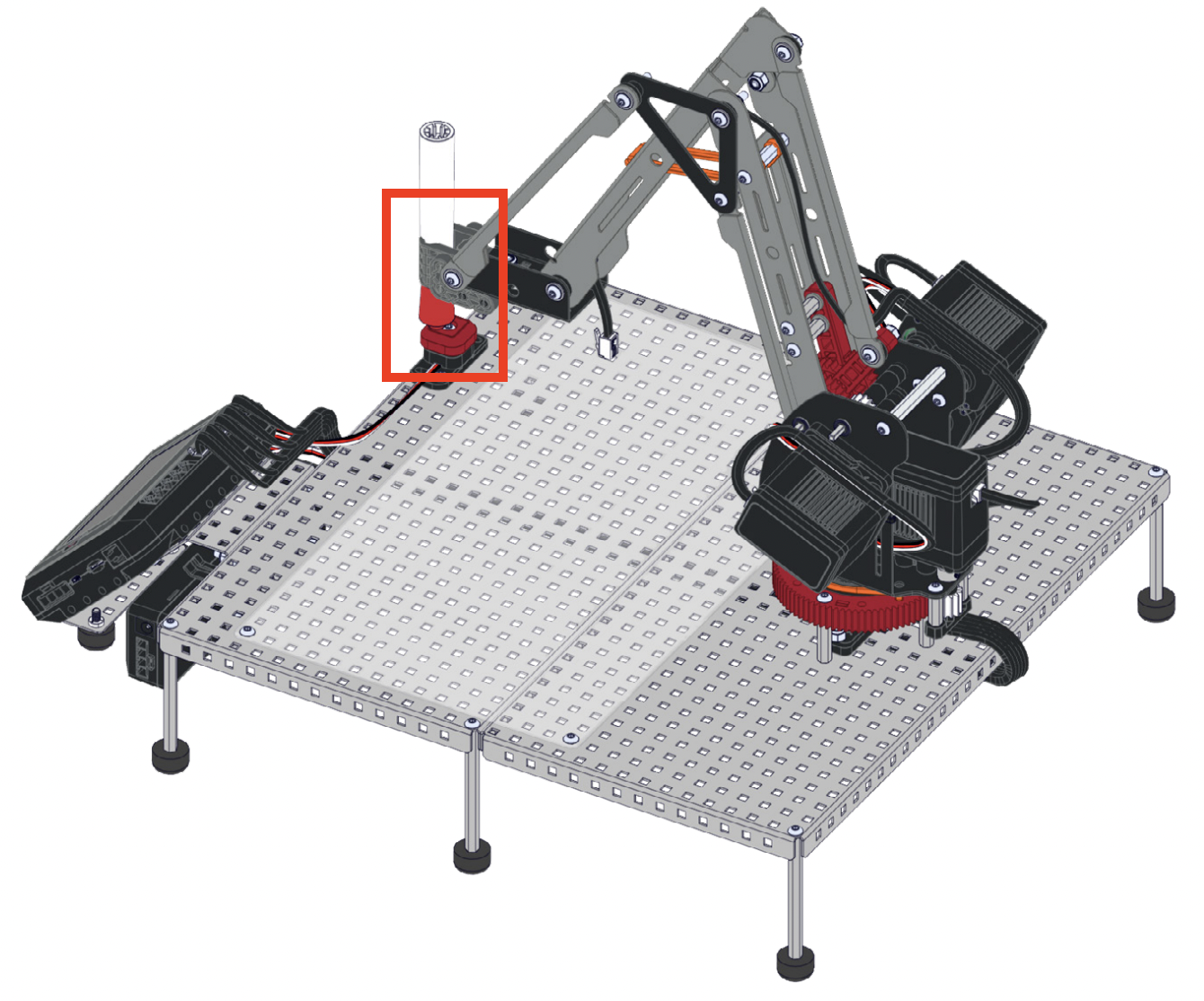 Schermafbeelding van VEX V5 Workcell-bronnen, met verschillende educatieve materialen en hulpmiddelen met betrekking tot beroeps- en technisch onderwijs (CTE), inclusief diagrammen en instructieve inhoud voor effectief leren.