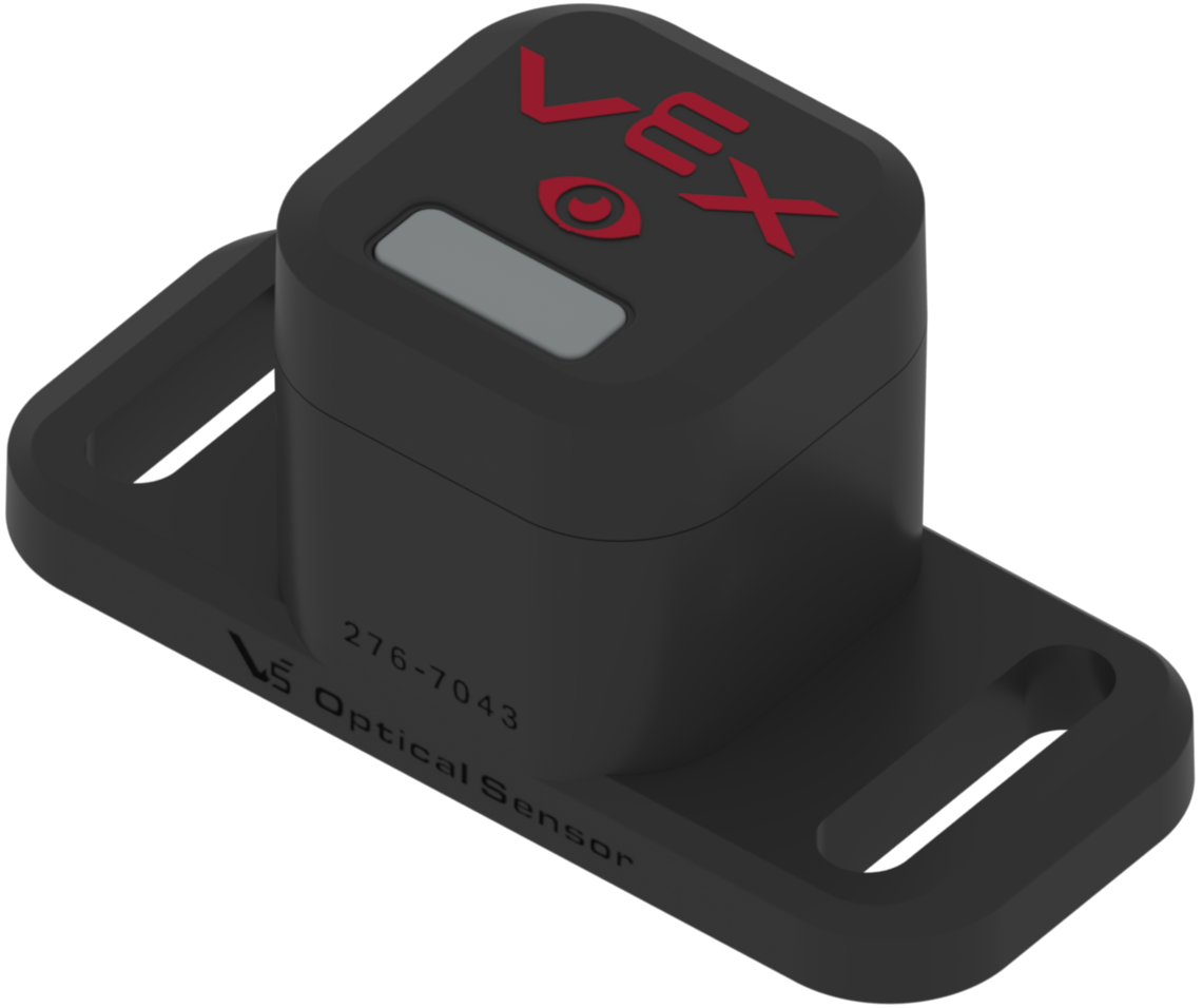 Imagen del sensor óptico V5, que muestra su diseño y características, utilizada en recursos de CTE (educación profesional y técnica) para educadores.