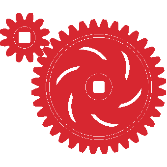 Illustratie van een V5-werkcelopstelling voor het geven van beroepsonderwijs en technisch onderwijs, met verschillende robotcomponenten en hun opstelling voor educatieve doeleinden.