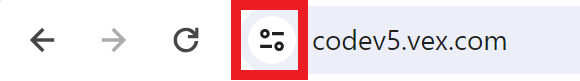 Diagrama, iliustruojanti V5 kategorijos AI Vision Sensor, demonstruojanti jo komponentus ir funkcijas robotikos kontekste.
