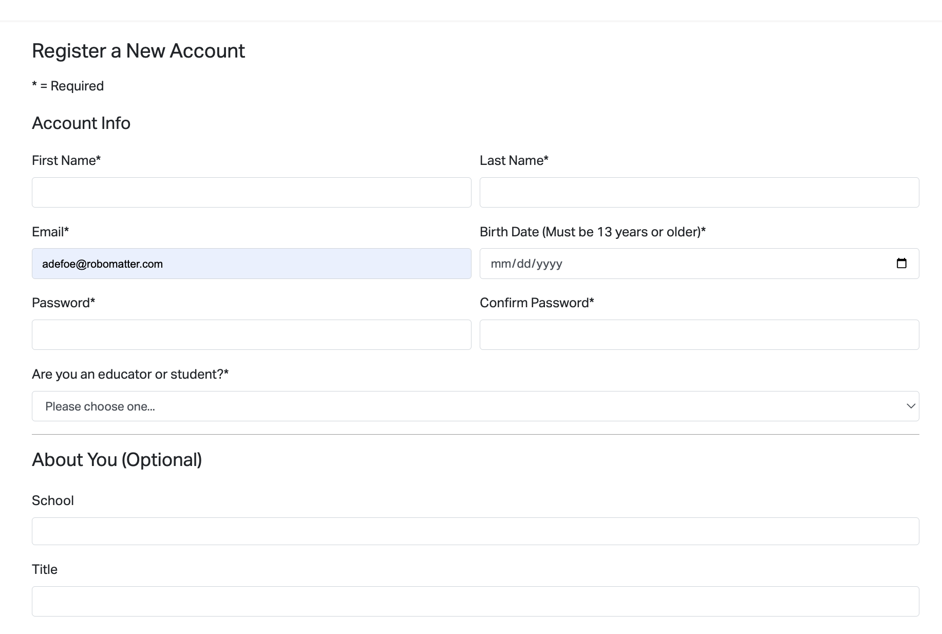 Diagrama que ilustra los pasos para comenzar un programa de educación profesional y técnica, presentando componentes clave y caminos para los estudiantes en la sección "Empiece aquí".
