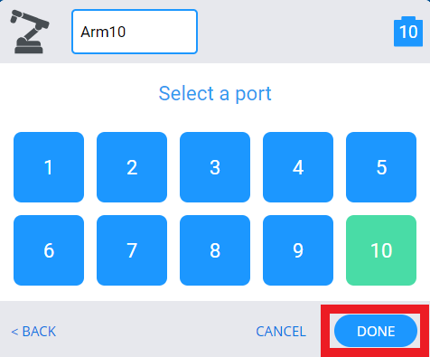 Схема, иллюстрирующая настройки конфигурации робота для профессионально-технического образования (CTE), на которой показаны различные компоненты и их соединения, призванные помочь пользователям понять процесс настройки.