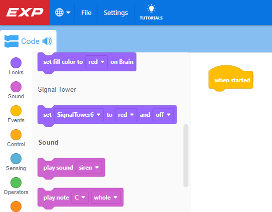Diagrama que ilustra la configuración del robot para CTE (educación profesional y técnica), mostrando los componentes clave y sus conexiones para un rendimiento óptimo.
