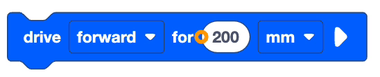 Screenshot dell'interfaccia del tutorial VEX IQ Blocks, che mostra blocchi di programmazione e opzioni per la creazione di progetti di robotica, progettati per l'uso didattico da parte di principianti e insegnanti nella piattaforma VEX IQ Robotics.