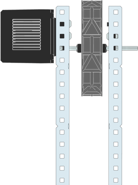 Diagramm mit Montagetipps für V5-Robotikkomponenten, mit beschrifteten Teilen und Schritt-für-Schritt-Anleitungen für die ordnungsgemäße Montage.