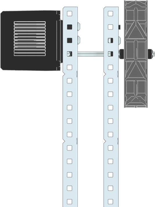 Diagramm mit Montagetipps für V5-Robotikkomponenten. Es zeigt wichtige Teile und ihre Verbindungen, um den Aufbau und die Optimierung von V5-Projekten zu erleichtern.