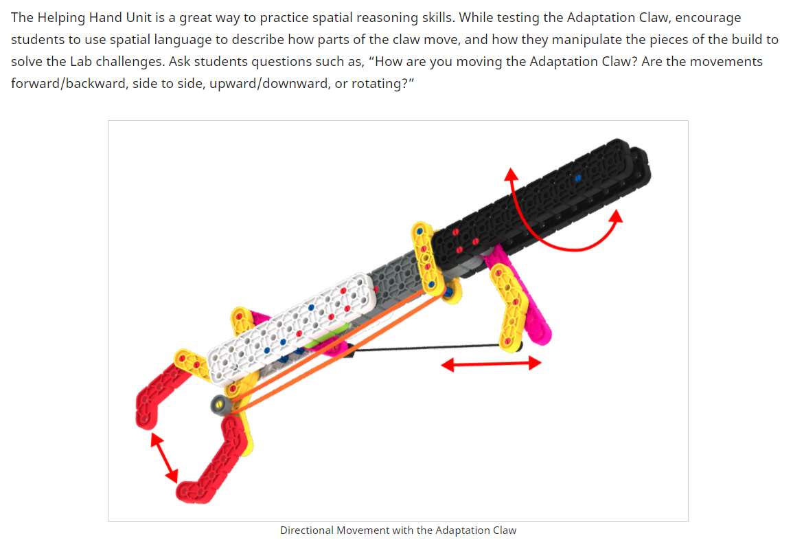 مارس مهارات التفكير الخاصة مع VEX GO Adaptation Claw