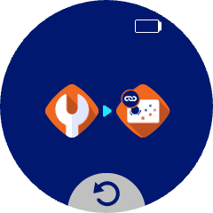 VEX AIM Screen showing a controller not connected screen when selecting the Driver program.