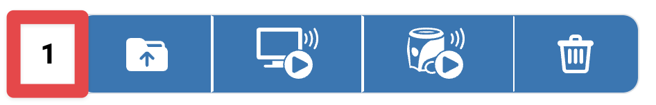 A slot in the Sounds tab with the number to the far left highlighted.