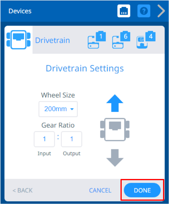 Configuring a 2Motor Drivetrain in VEXcode IQ Knowledge Base