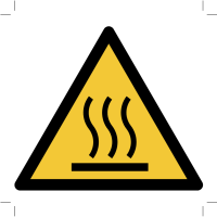 Warning sign indicating a safety hazard related to assembly tips for V5 category products, highlighting potential risks during the assembly process.