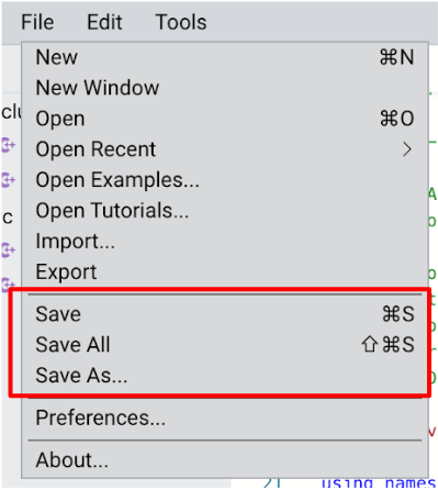 Saving A Project In Vexcode Pro V5 Knowledge Base - save tools roblox