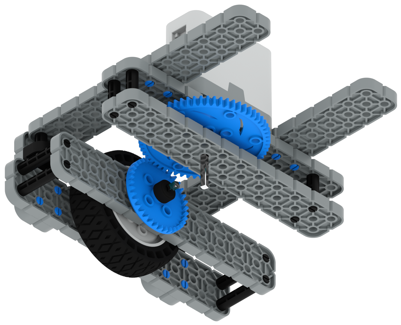 使用 Vex Iq 塑料齿轮、链轮和滑轮 Vex 图书馆