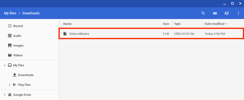 VRblocks downloaden