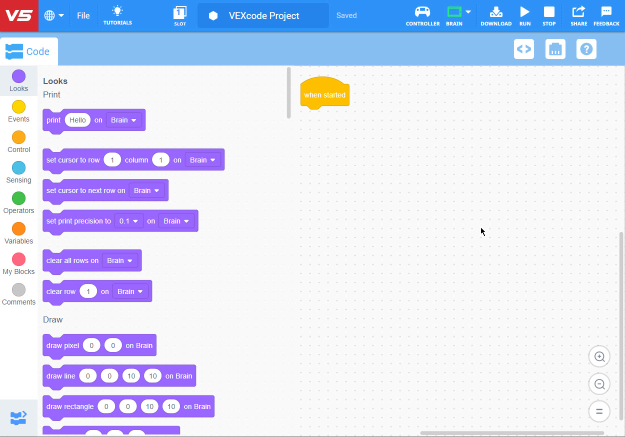 Proyecto VEXcode V5