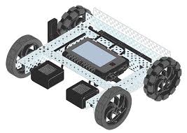 Step-by-step build instructions for V5 robotics system, illustrating key components and assembly process.