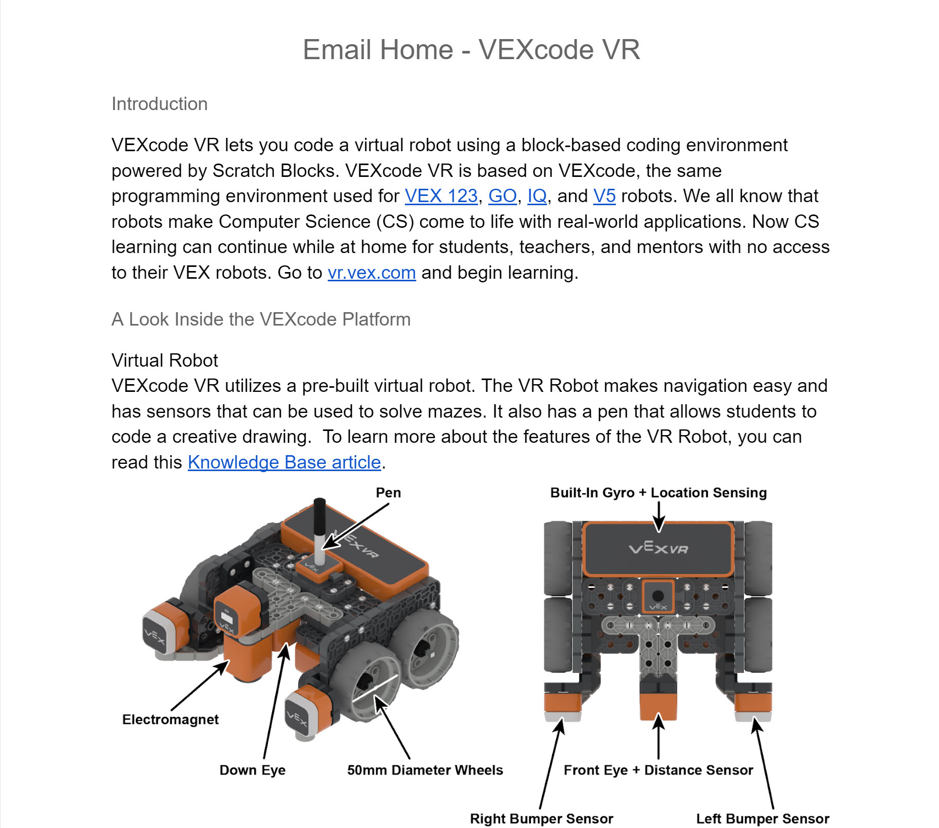 Customizing Resources Using Google Drive for VEX GO – VEX Library