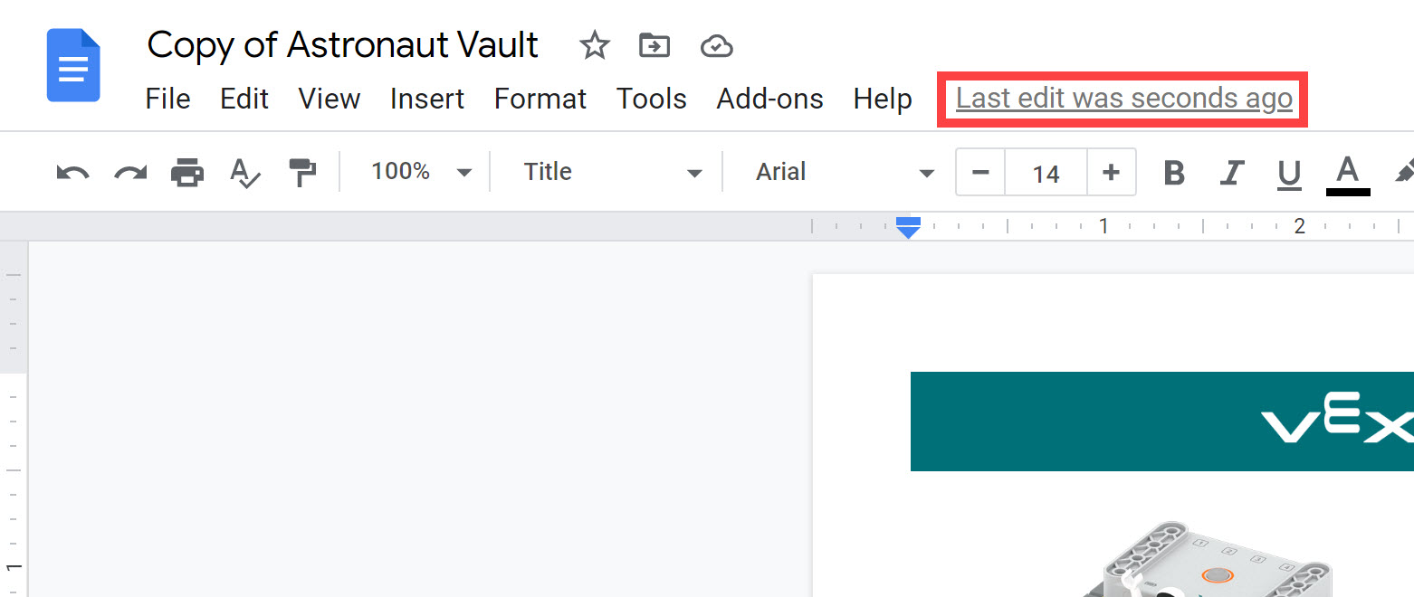 Customizing Resources Using Google Drive for VEX GO – VEX Library