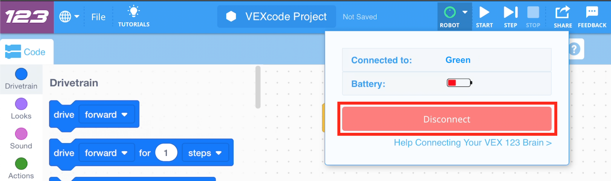 Connecting with App-based - iPad – VEX