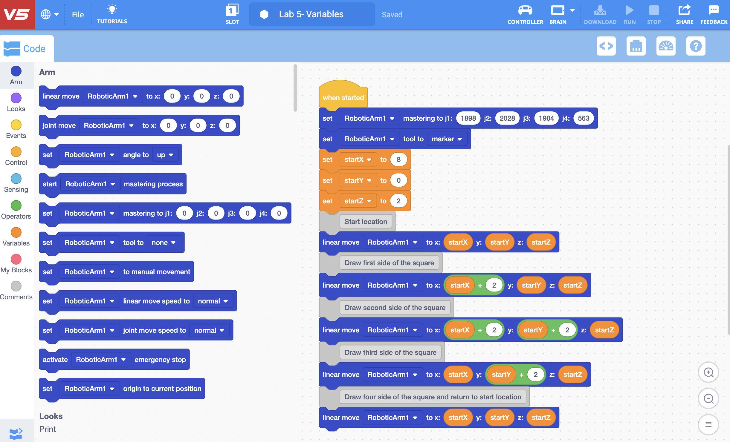 Introduction to the VEX V5 Workcell – STEM Library