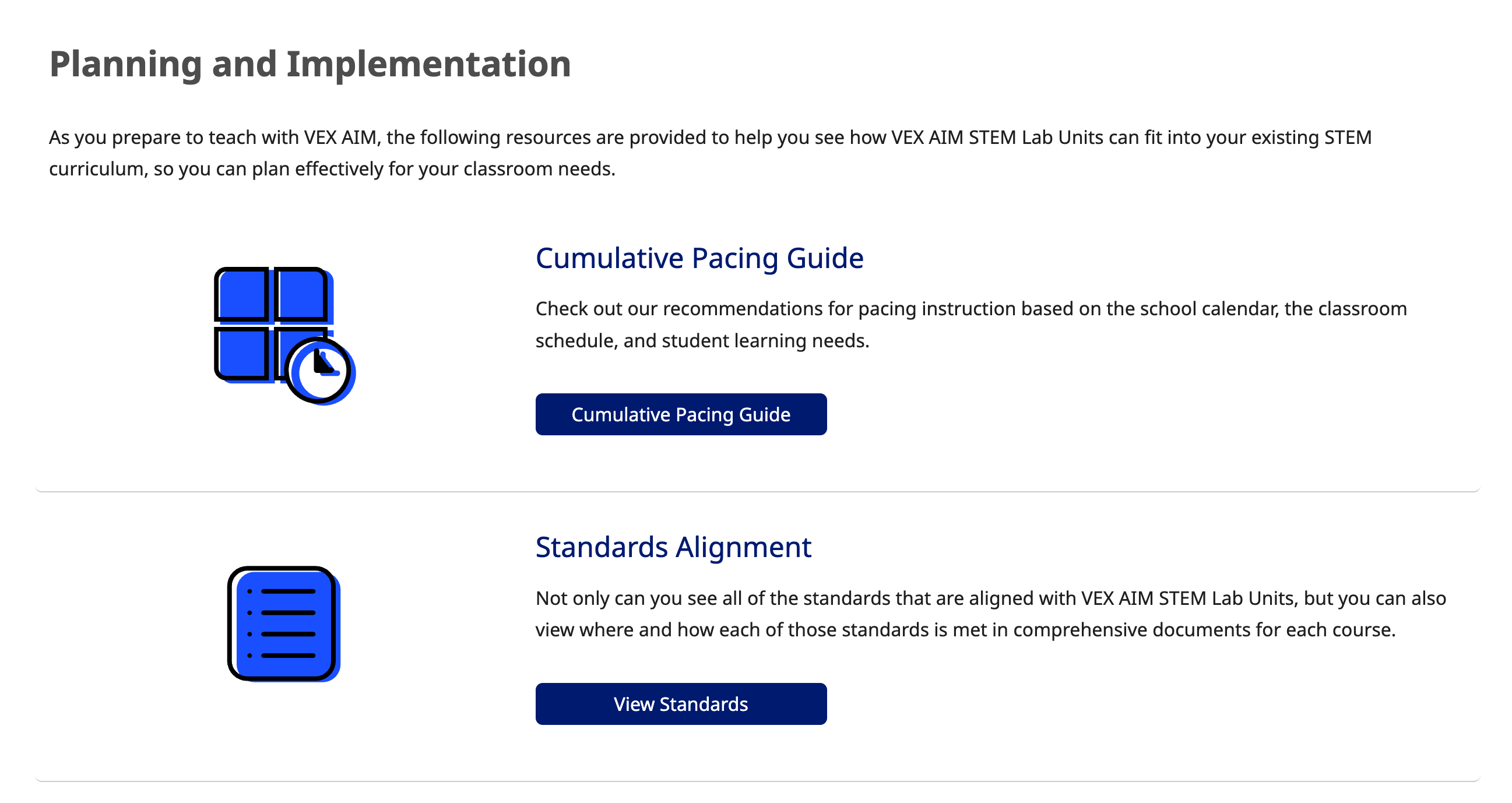 Teacher portal screenshot.