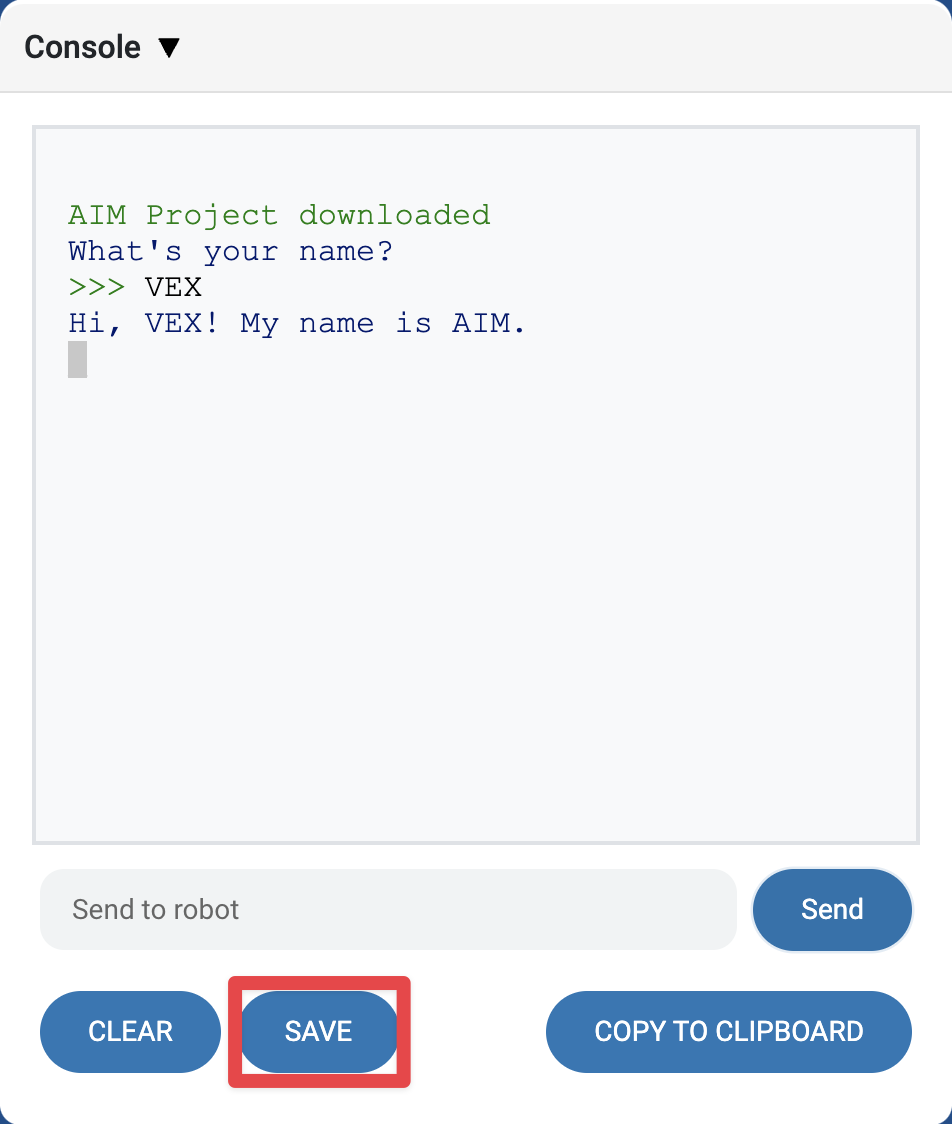 The same image as the previous with the Save button on the bottom highlighted.