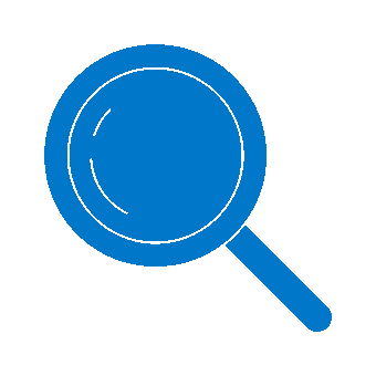Magnifying glass icon for the Seek section.