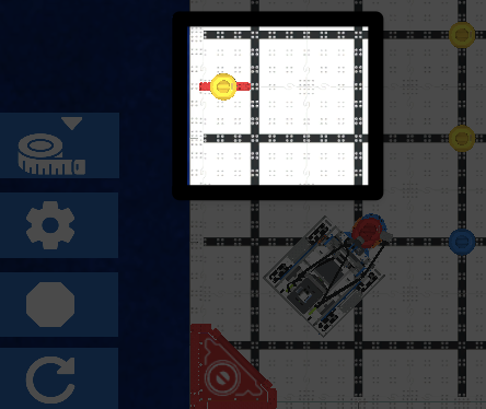 A yellow pin in the Load Zone