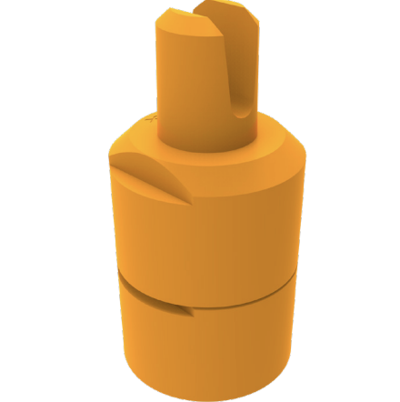 2 Orange Pins in a stack.