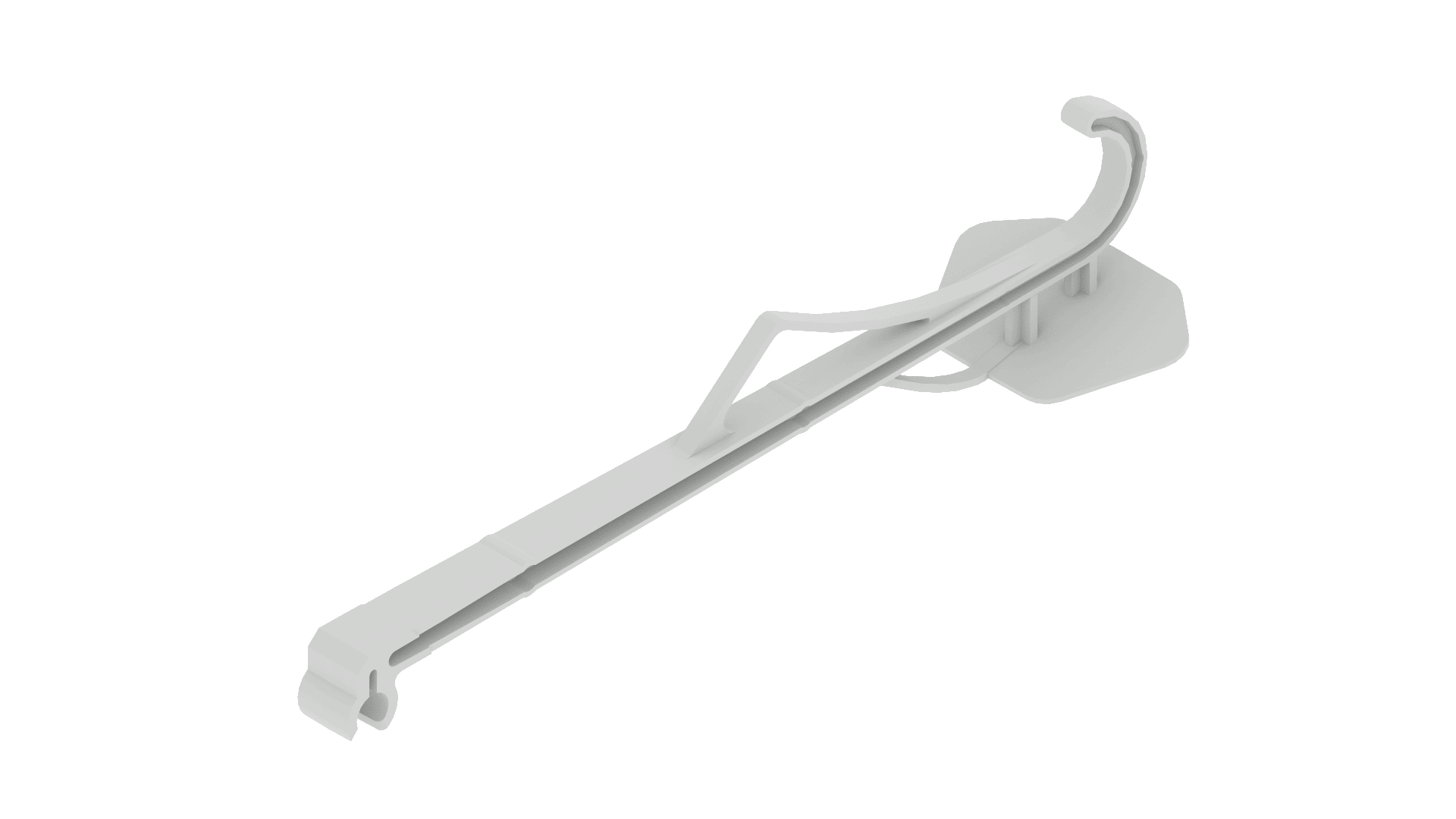 Passive mission module hook.