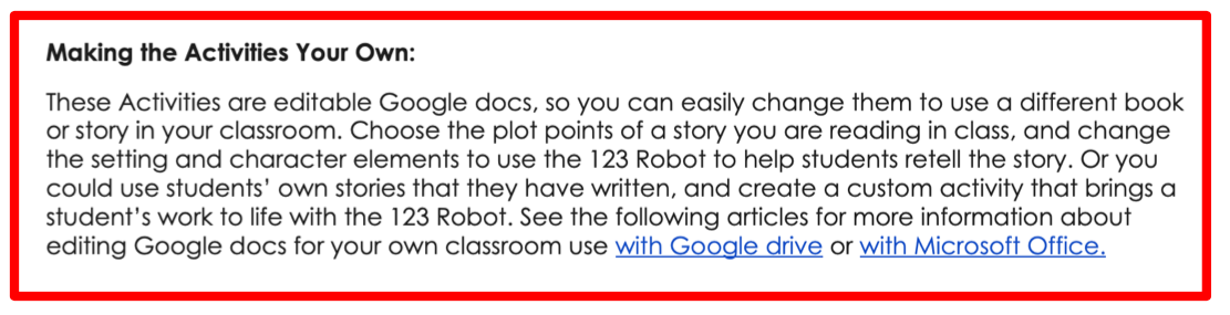 গ্রামীণ ক্রিয়াকলাপ সিরিজের ড্রাগনে শিক্ষক নোটের ক্রিয়াকলাপ আপনার নিজের অংশের স্ক্রিনশট, উদাহরণ হিসাবে ব্যবহৃত হয়েছে।