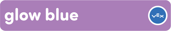 VEX 123 चमकदार नीला कोडर कार्ड.