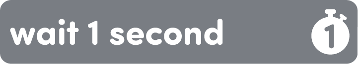 VEX 123 Odota 1 sekunti Koodarikortti.