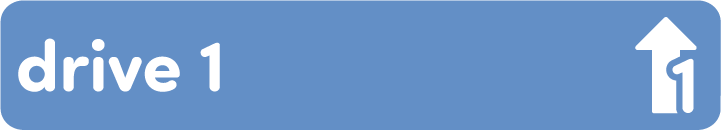 VEX 123 ഡ്രൈവ് 1 കോഡർ കാർഡ്.