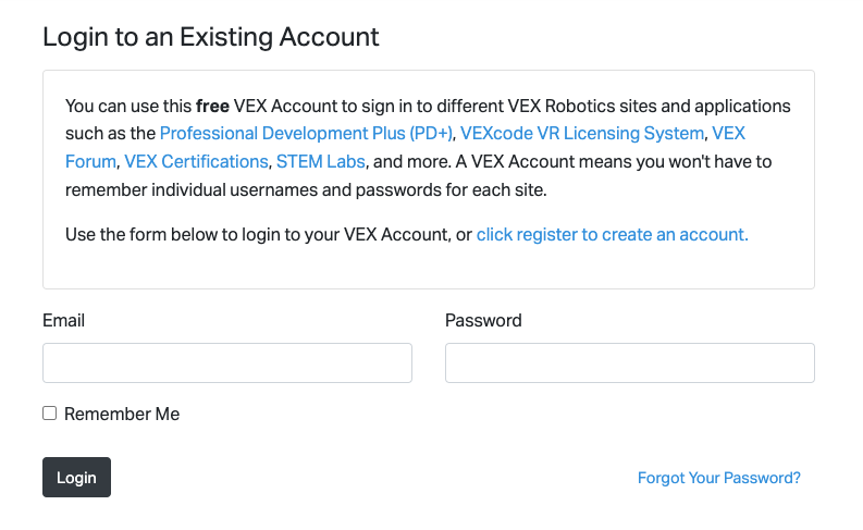 ภาพประกอบส่วนประกอบของหุ่นยนต์ VEX และคำแนะนำในการตั้งค่าสำหรับผู้เริ่มต้นในหมวดการศึกษา ซึ่งมอบคำแนะนำทางภาพเพื่อช่วยให้ผู้ใช้เริ่มต้นใช้งานโปรเจ็กต์เกี่ยวกับหุ่นยนต์ได้