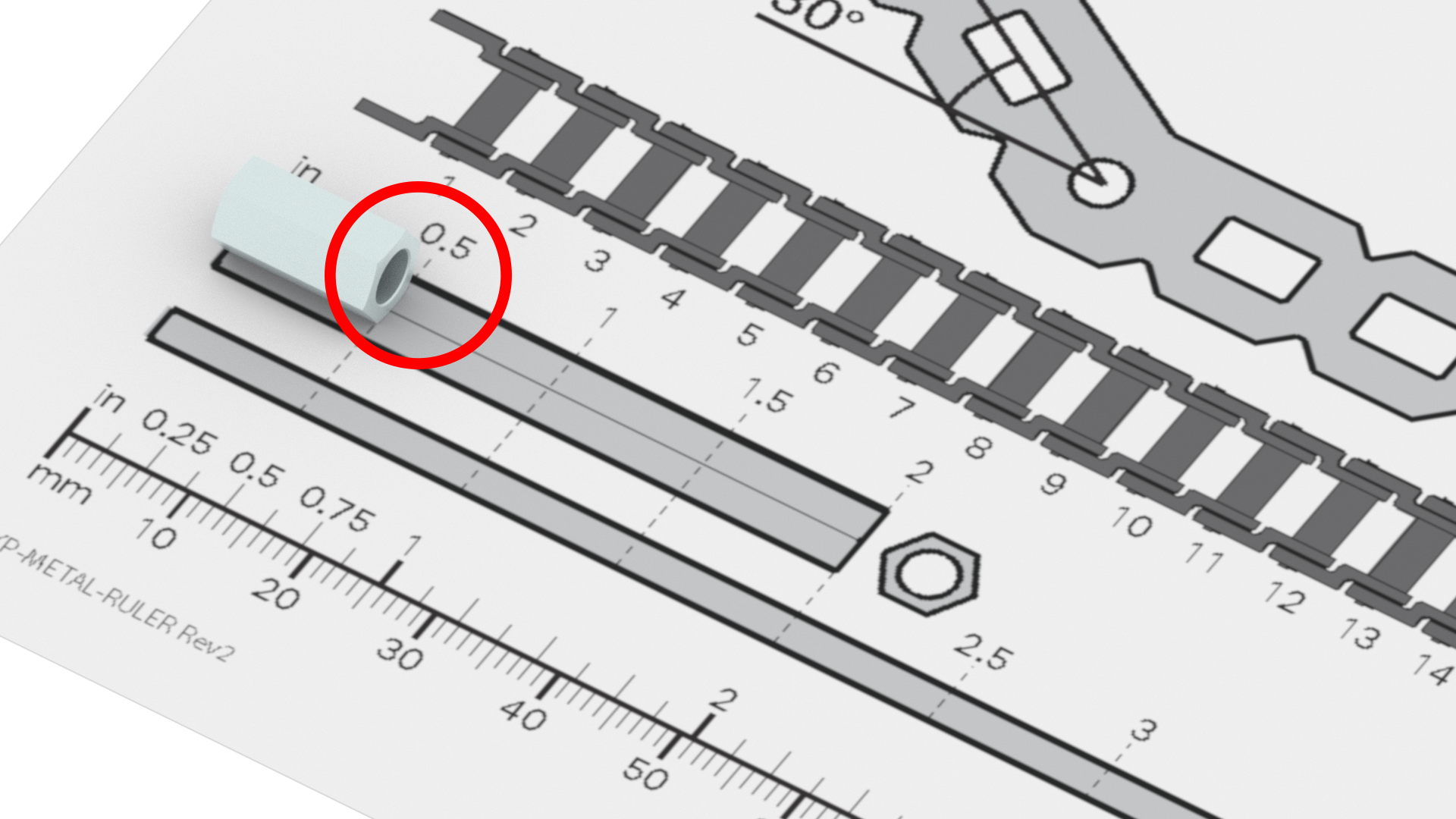 Règles VEX affichées sur fond blanc, présentant différentes longueurs et marquages de mesure, utilisées à des fins éducatives en robotique et en ingénierie.
