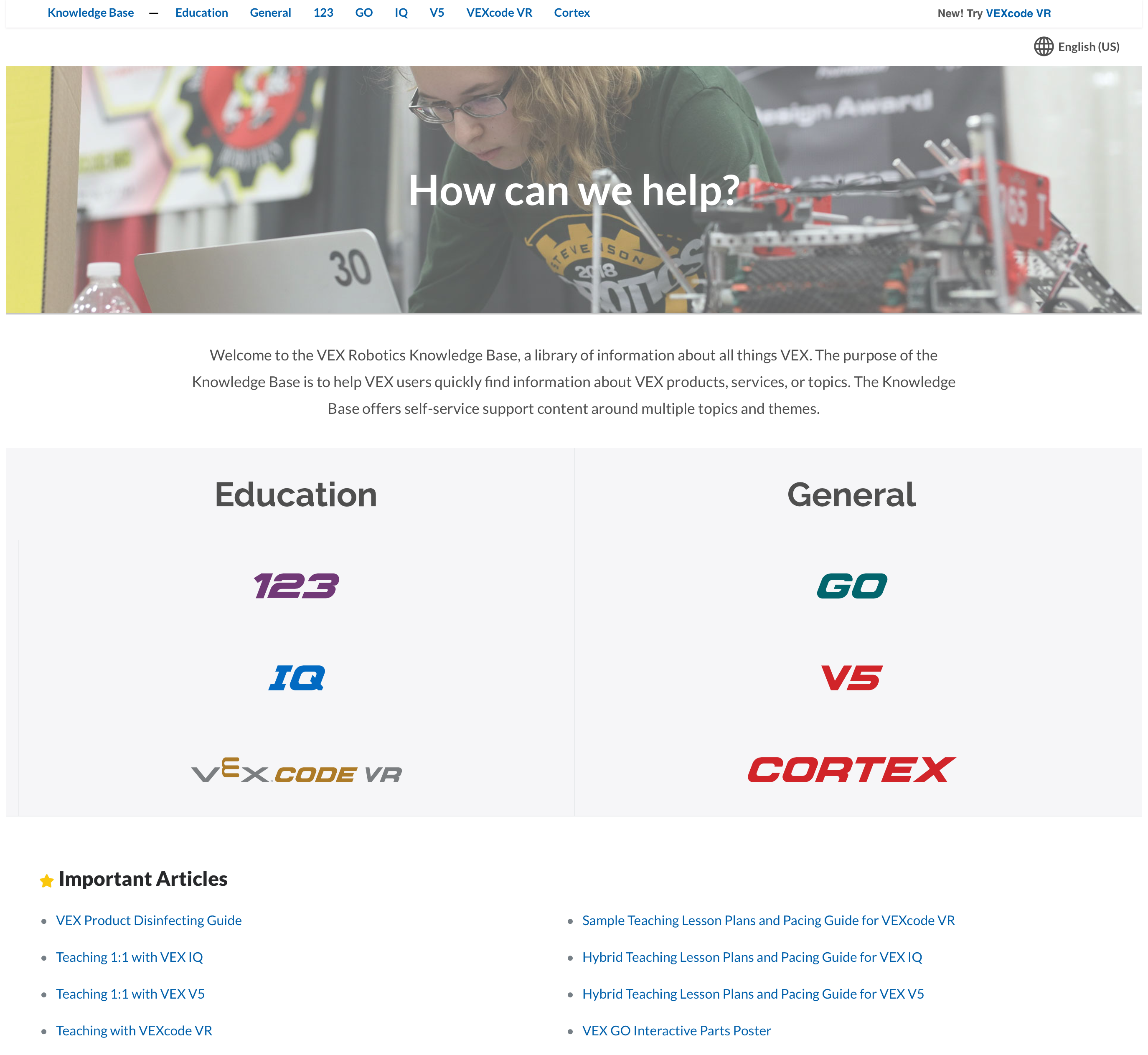 Screenshot einer VEX-Lernressource, die einen detaillierten Überblick über Programmierkonzepte für Pädagogen bietet, einschließlich Flussdiagrammen und Codierungsbeispielen, die beim Unterrichten von Robotik und MINT-Fächern helfen sollen.