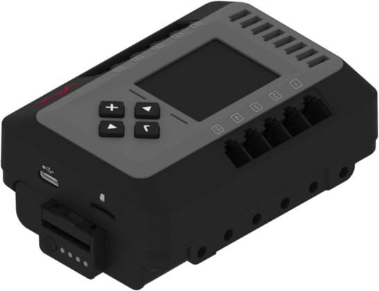 Cerveau EXP avec batterie connectée.