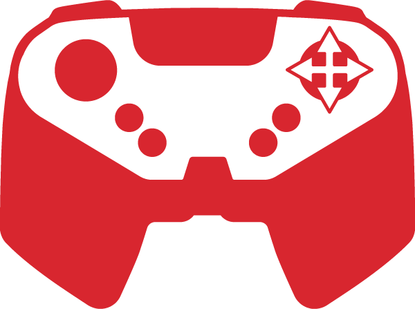 Icône de manette pour la borne d'arcade droite, indiquant que le joystick droit est utilisé.