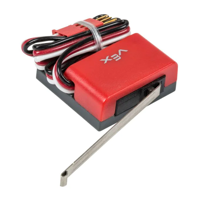 VEX Cortex ribojimo jungiklio detalė.