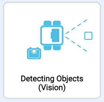 Proyecto de ejemplo de detección de objetos (visión) en VEXcode EXP.