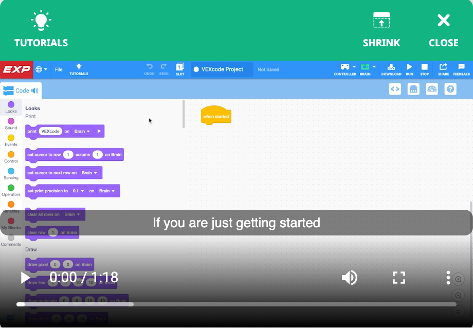 Opetusvideo on avattu.