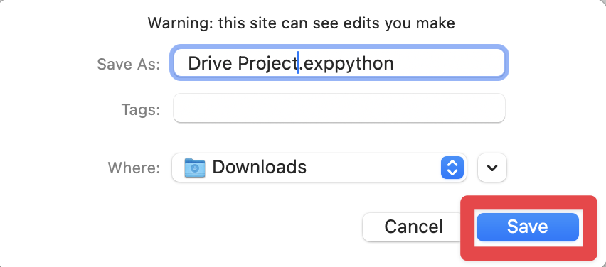 Il menu Salva con nome del dispositivo è aperto e impostato per salvare nella cartella Download. Il pulsante Salva in basso a destra è evidenziato.